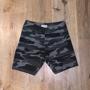 GARAGE camo biker shorts
